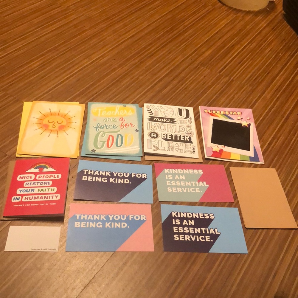 230 cards and postcards